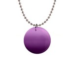 Purple Gradient Ombre 1  Button Necklace Front