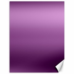 Purple Gradient Ombre Canvas 12  X 16  by SpinnyChairDesigns