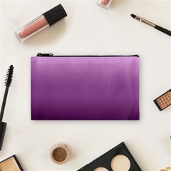 Purple Gradient Ombre Cosmetic Bag (small) by SpinnyChairDesigns