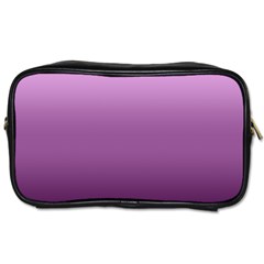 Purple Gradient Ombre Toiletries Bag (one Side) by SpinnyChairDesigns