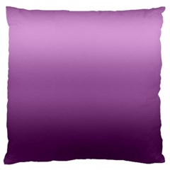 Purple Gradient Ombre Large Cushion Case (one Side) by SpinnyChairDesigns