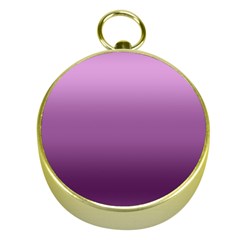 Purple Gradient Ombre Gold Compasses by SpinnyChairDesigns