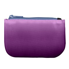 Purple Gradient Ombre Large Coin Purse by SpinnyChairDesigns