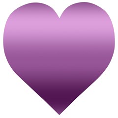 Purple Gradient Ombre Wooden Puzzle Heart by SpinnyChairDesigns