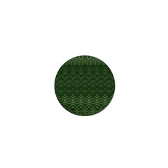 Boho Fern Green Pattern 1  Mini Buttons by SpinnyChairDesigns