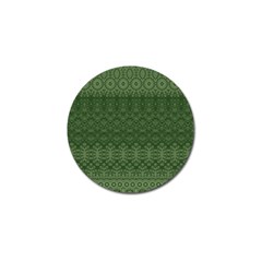 Boho Fern Green Pattern Golf Ball Marker (10 Pack) by SpinnyChairDesigns