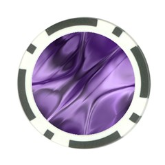 Purple Abstract Art Poker Chip Card Guard (10 Pack) by SpinnyChairDesigns