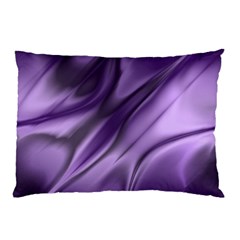 Purple Abstract Art Pillow Case (two Sides) by SpinnyChairDesigns