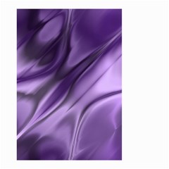 Purple Abstract Art Small Garden Flag (two Sides) by SpinnyChairDesigns