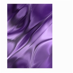 Purple Abstract Art Large Garden Flag (two Sides) by SpinnyChairDesigns