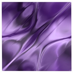 Purple Abstract Art Wooden Puzzle Square by SpinnyChairDesigns