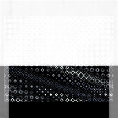 Black Abstract Pattern Rectangular Jigsaw Puzzl by SpinnyChairDesigns