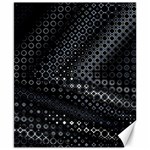 Black Abstract Pattern Canvas 8  x 10  8.15 x9.66  Canvas - 1