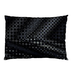 Black Abstract Pattern Pillow Case (two Sides) by SpinnyChairDesigns