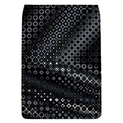 Black Abstract Pattern Removable Flap Cover (s) by SpinnyChairDesigns