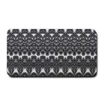 Boho Black and White Pattern Medium Bar Mats 16 x8.5  Bar Mat