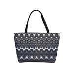 Boho Black and White Pattern Classic Shoulder Handbag Front