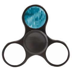 Cerulean Blue Geometric Patterns Finger Spinner by SpinnyChairDesigns