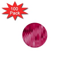 Blush Pink Geometric Pattern 1  Mini Buttons (100 Pack)  by SpinnyChairDesigns