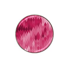 Blush Pink Geometric Pattern Hat Clip Ball Marker (10 Pack) by SpinnyChairDesigns