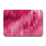 Blush Pink Geometric Pattern Small Doormat  24 x16  Door Mat