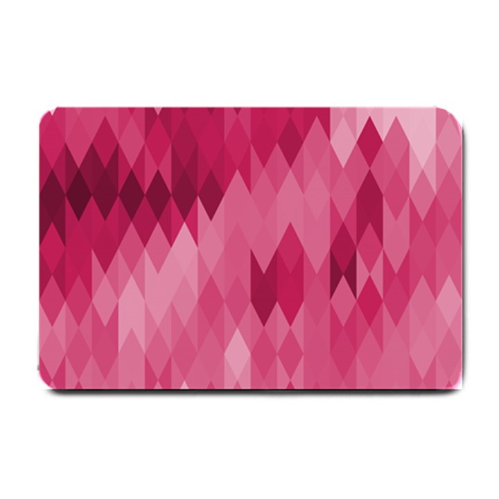 Blush Pink Geometric Pattern Small Doormat 