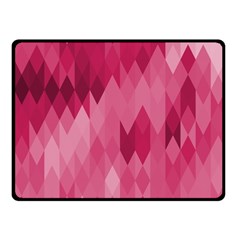 Blush Pink Geometric Pattern Fleece Blanket (small) by SpinnyChairDesigns