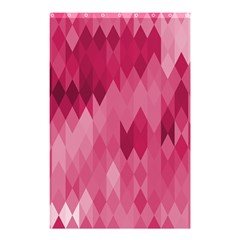 Blush Pink Geometric Pattern Shower Curtain 48  X 72  (small)  by SpinnyChairDesigns