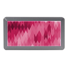 Blush Pink Geometric Pattern Memory Card Reader (mini) by SpinnyChairDesigns