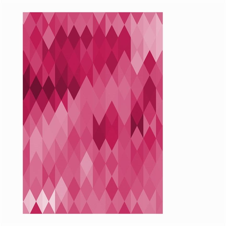 Blush Pink Geometric Pattern Small Garden Flag (Two Sides)