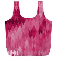 Blush Pink Geometric Pattern Full Print Recycle Bag (xxxl) by SpinnyChairDesigns