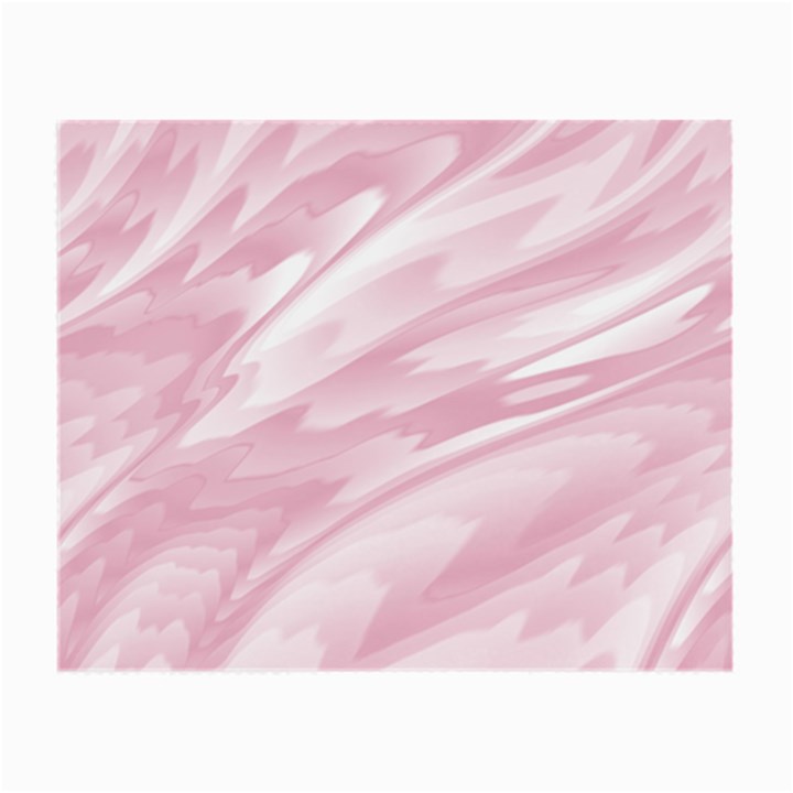 Pastel Pink Feathered Pattern Small Glasses Cloth