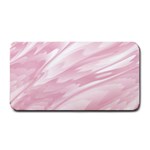 Pastel Pink Feathered Pattern Medium Bar Mats 16 x8.5  Bar Mat