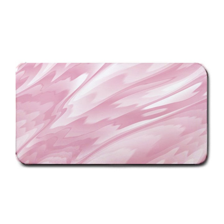 Pastel Pink Feathered Pattern Medium Bar Mats