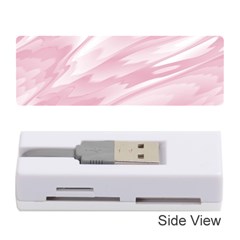 Pastel Pink Feathered Pattern Memory Card Reader (stick) by SpinnyChairDesigns