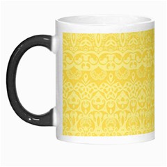 Boho Saffron Yellow Color Morph Mugs by SpinnyChairDesigns