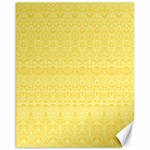 Boho Saffron Yellow Color Canvas 11  x 14  10.95 x13.48  Canvas - 1