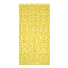 Boho Saffron Yellow Color Shower Curtain 36  X 72  (stall)  by SpinnyChairDesigns