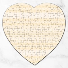 Boho Lemon Chiffon Pattern Jigsaw Puzzle (heart) by SpinnyChairDesigns