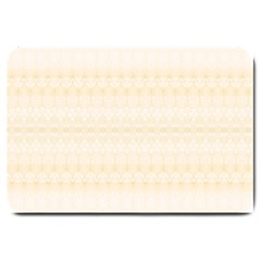 Boho Lemon Chiffon Pattern Large Doormat  by SpinnyChairDesigns