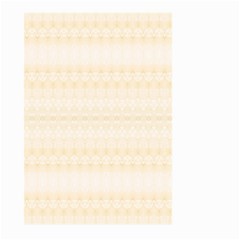 Boho Lemon Chiffon Pattern Large Garden Flag (two Sides) by SpinnyChairDesigns