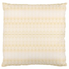 Boho Lemon Chiffon Pattern Large Cushion Case (one Side) by SpinnyChairDesigns