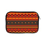 Boho Orange Tribal Pattern Apple MacBook Pro 13  Zipper Case Front