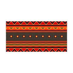 Boho Orange Tribal Pattern Yoga Headband