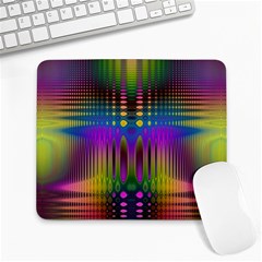 Abstract Psychedelic Pattern Large Mousepads by SpinnyChairDesigns