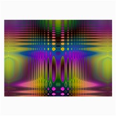 Abstract Psychedelic Pattern Large Glasses Cloth (2 Sides) by SpinnyChairDesigns