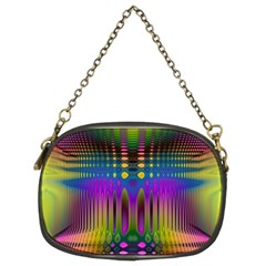 Abstract Psychedelic Pattern Chain Purse (two Sides) by SpinnyChairDesigns