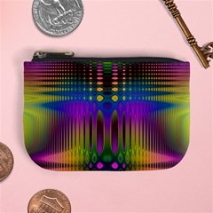 Abstract Psychedelic Pattern Mini Coin Purse by SpinnyChairDesigns