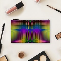 Abstract Psychedelic Pattern Cosmetic Bag (small) by SpinnyChairDesigns