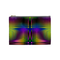 Abstract Psychedelic Pattern Cosmetic Bag (medium) by SpinnyChairDesigns